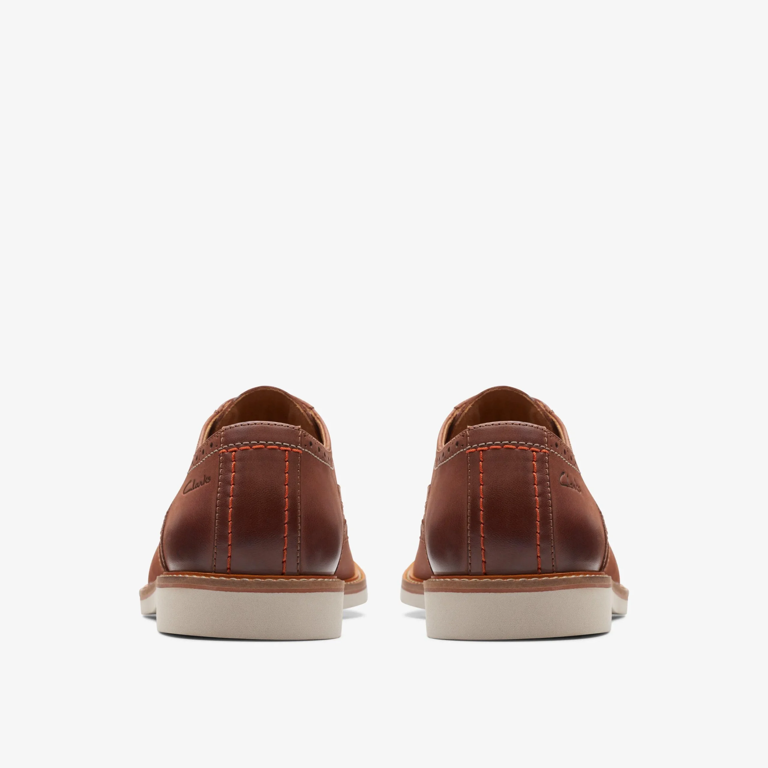 Clarks Atticus Leather Limit Dark Tan Leather Online