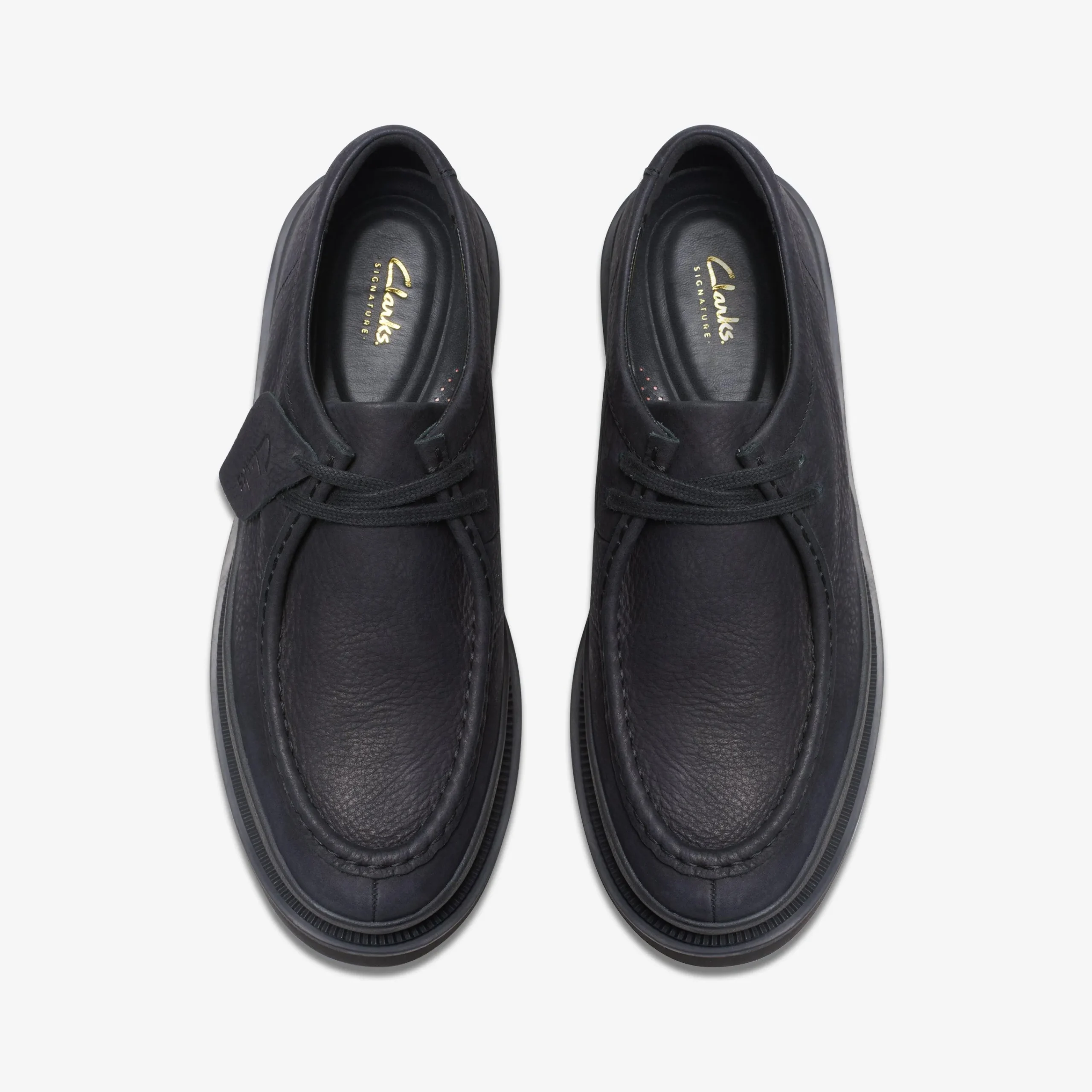 Clarks Badell Seam Black Nubuck Discount