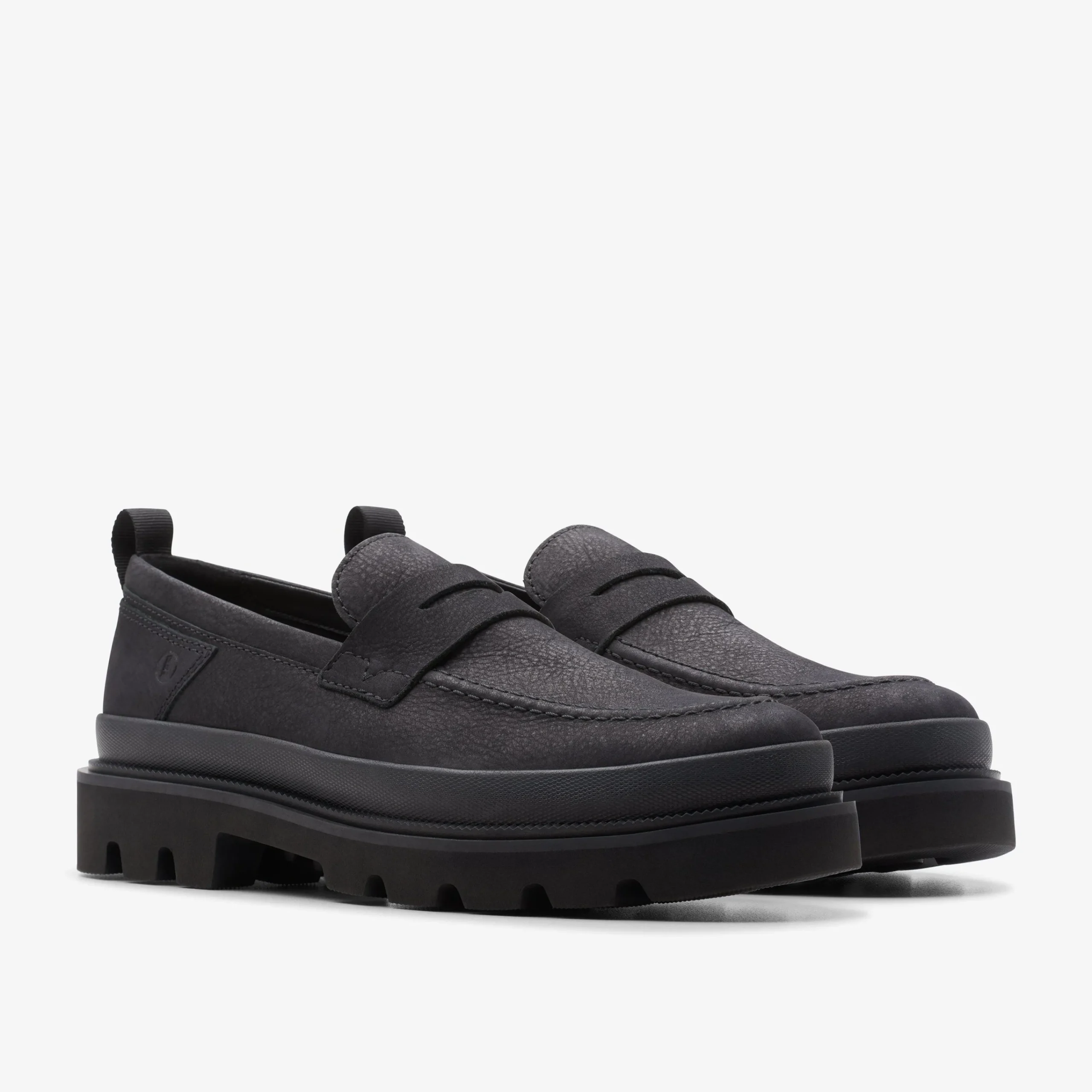 Clarks Badell Step Black Nubuck Hot