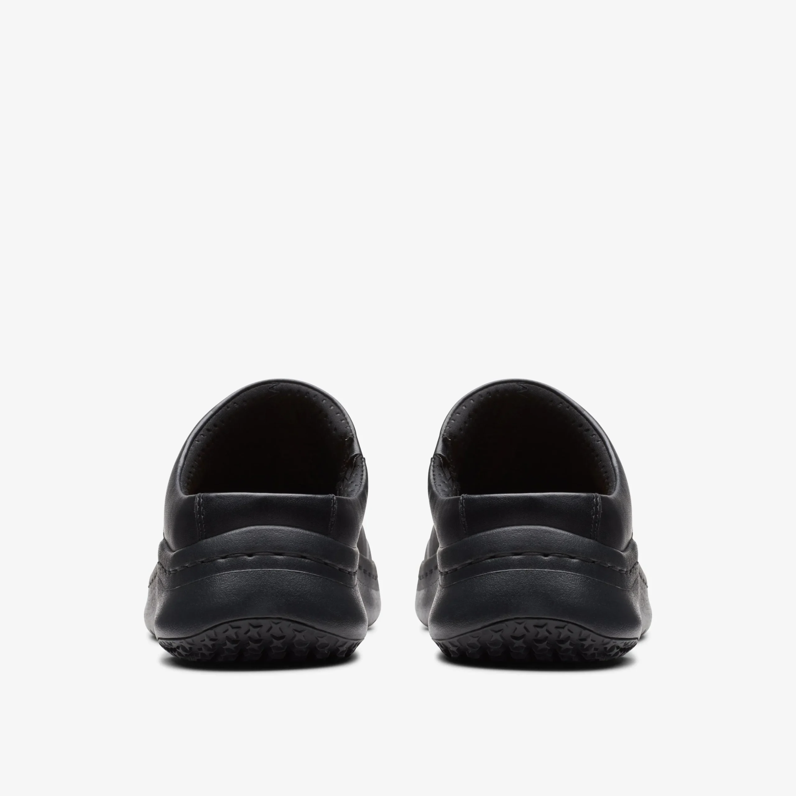 Clarks Pro Clog Black Leather Cheap