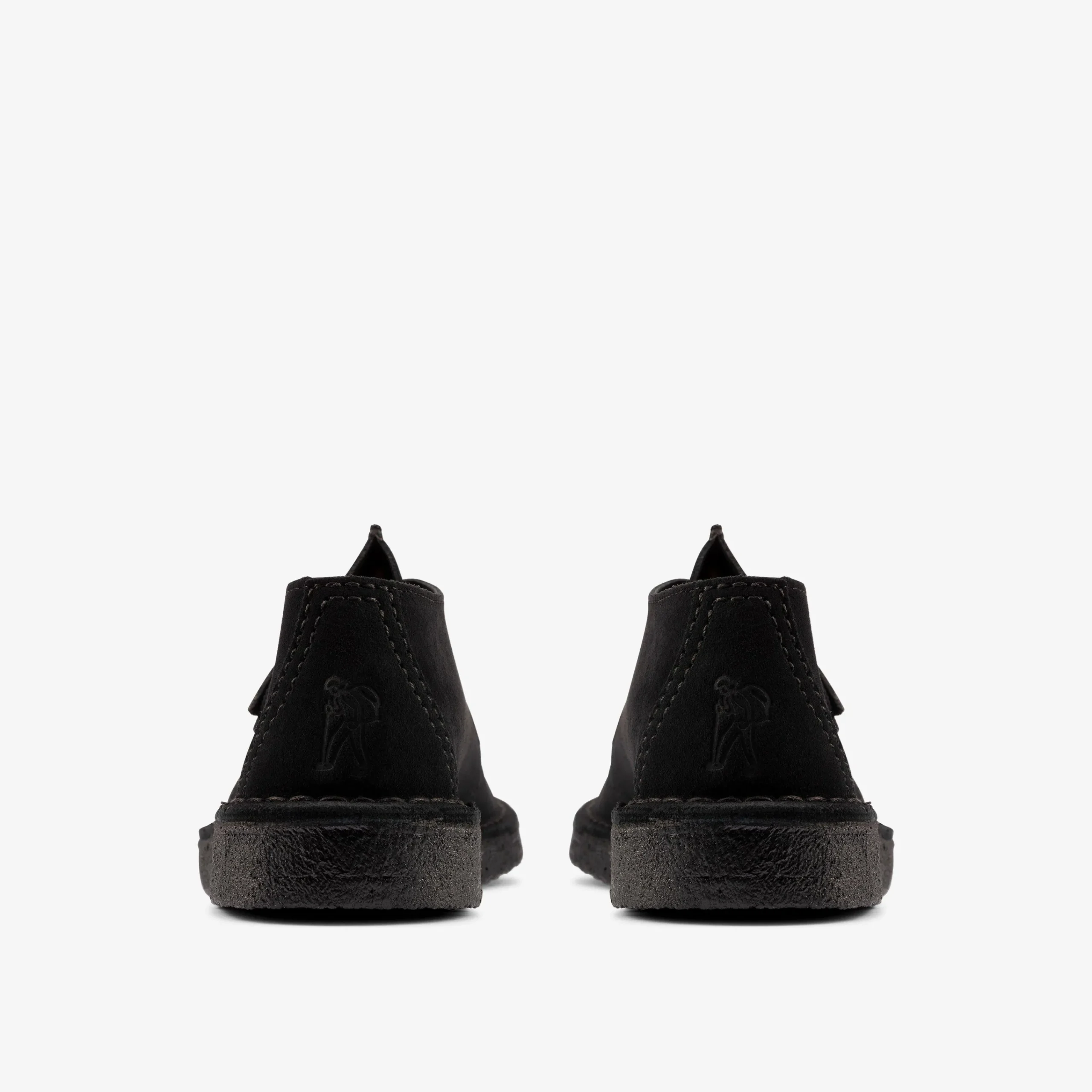 Clarks Desert Trek Black Suede Clearance