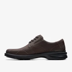 Clarks Gessler Lace Dark Brown Leather Store