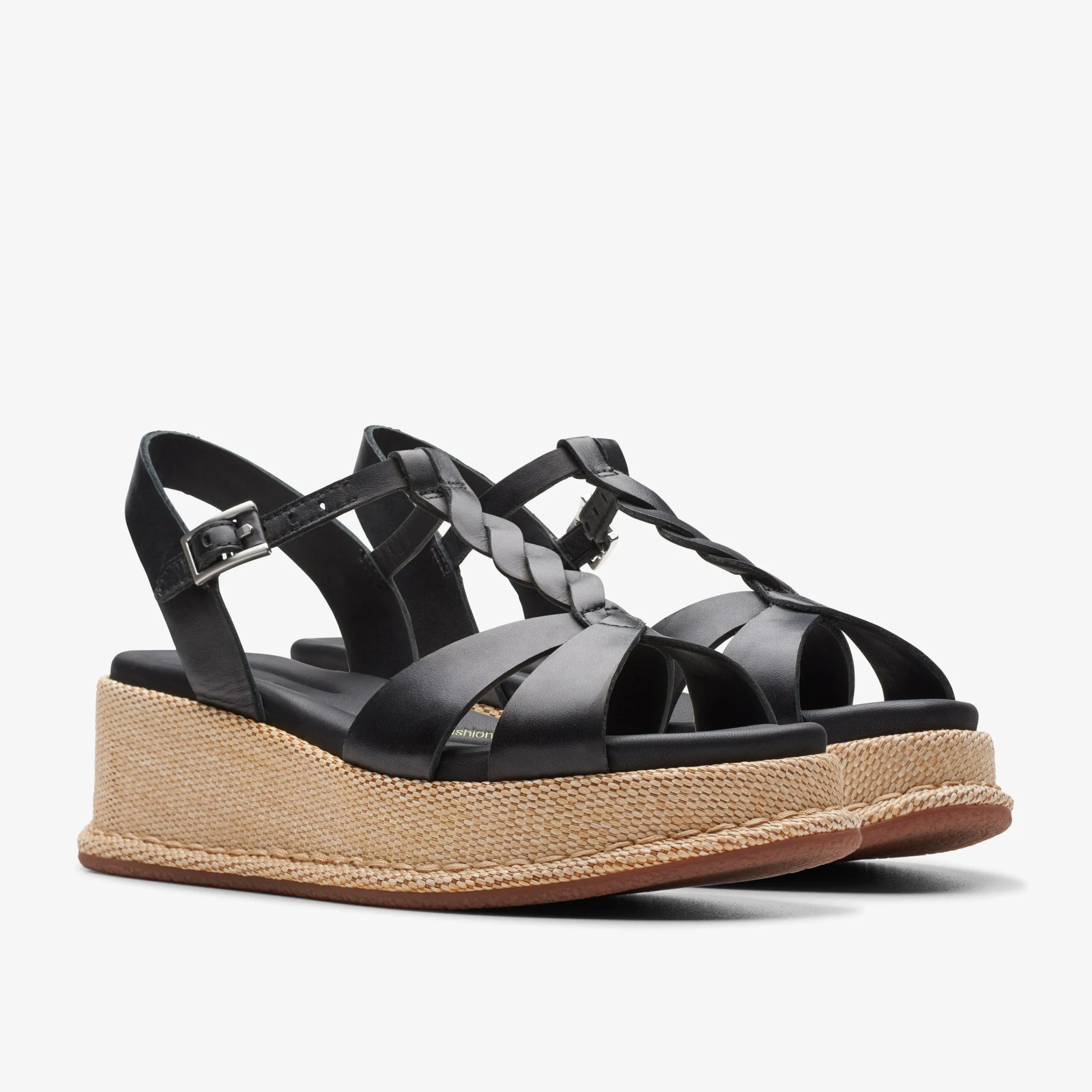 Clarks KIMMEI TWIST Black Leather Shop