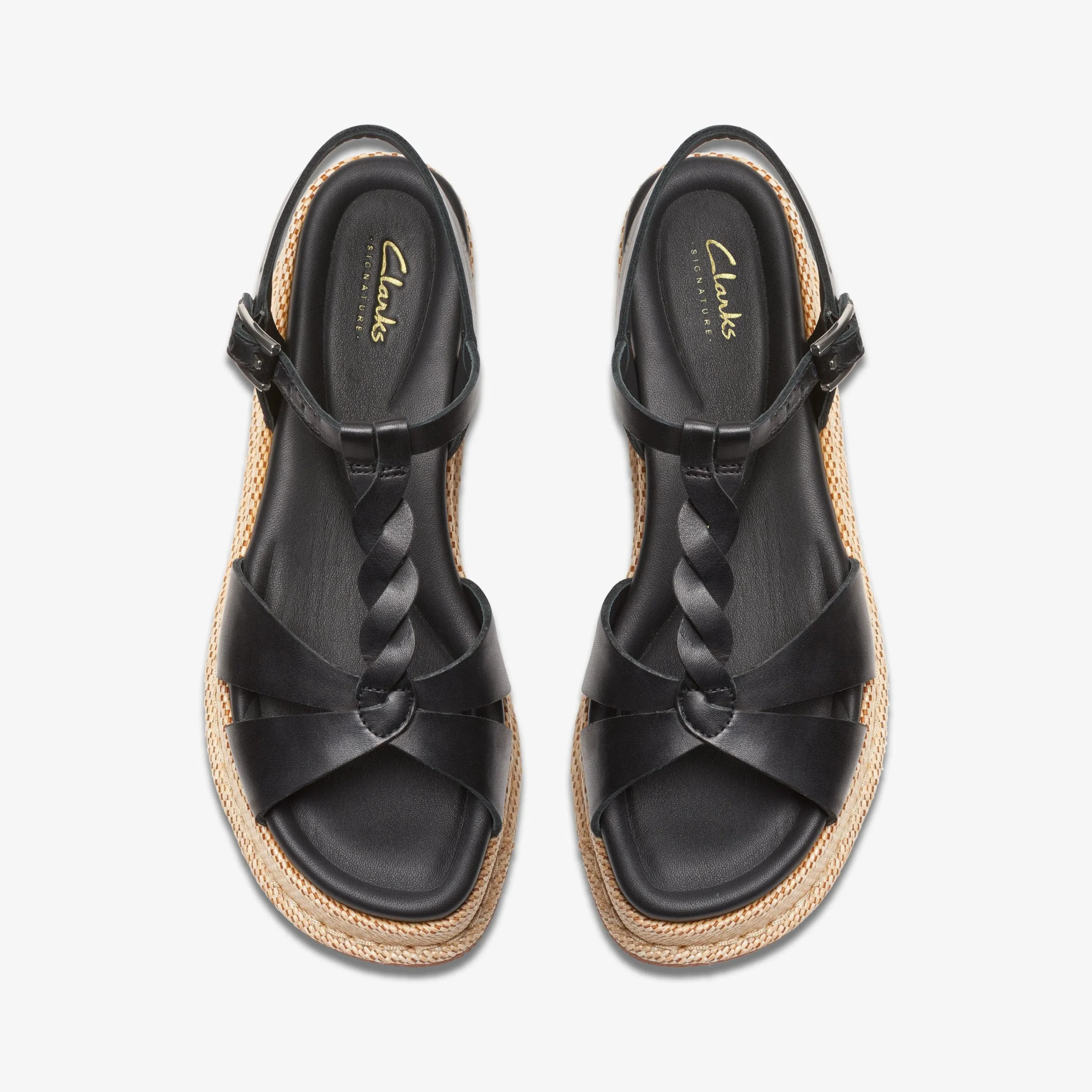 Clarks KIMMEI TWIST Black Leather Shop