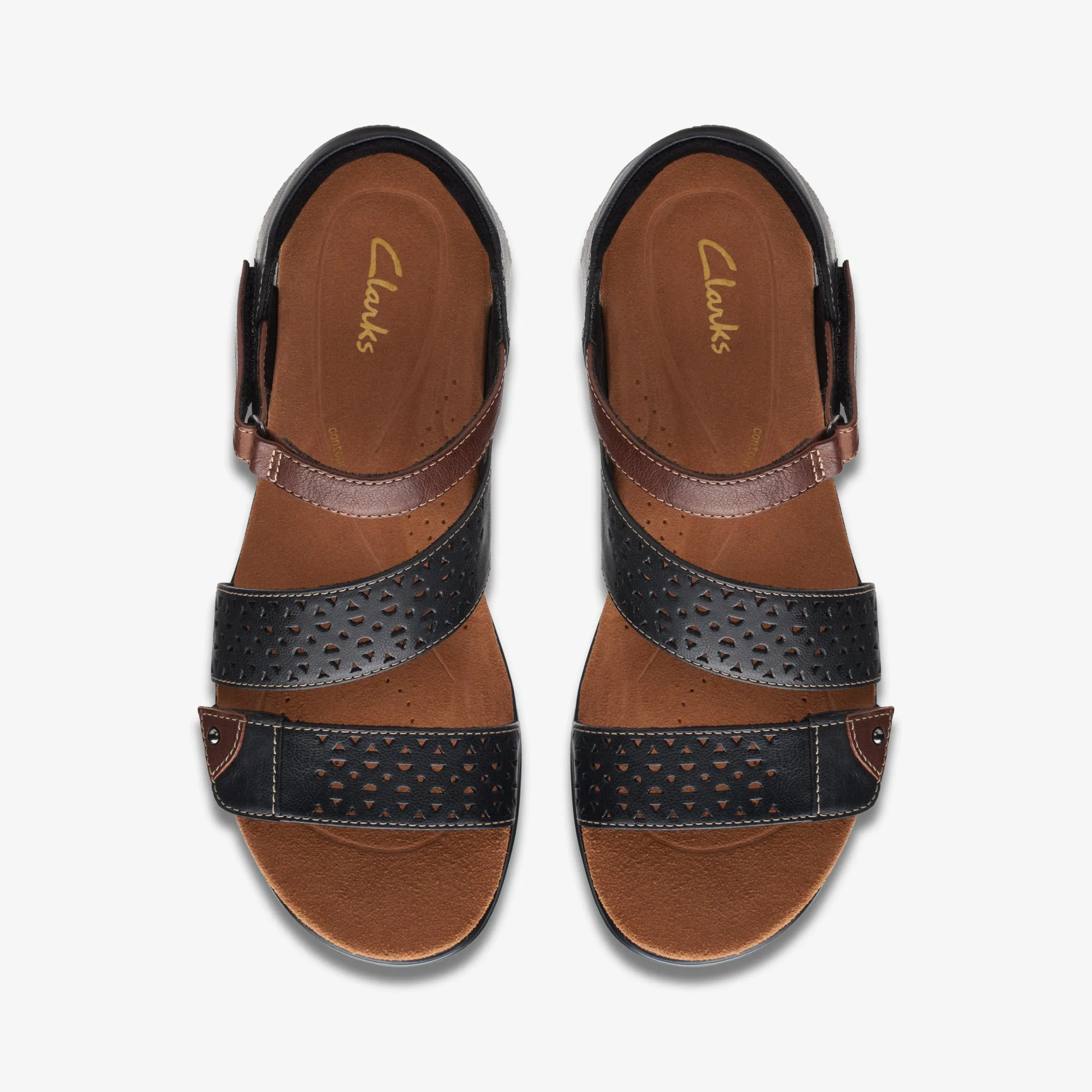 Clarks Kitly Way Black Leather Store