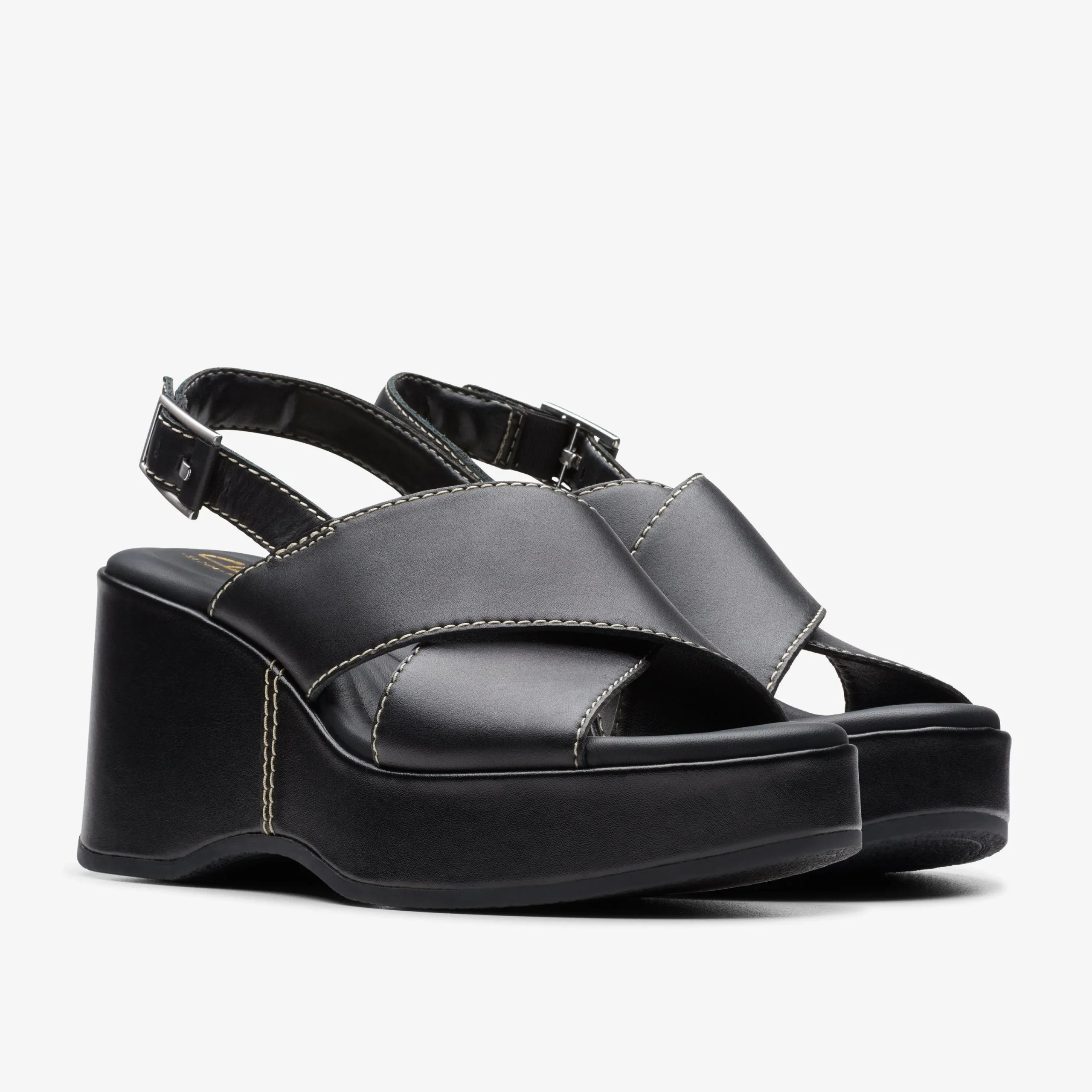Clarks Manon Wish Black Leather New