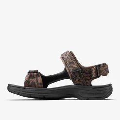 Clarks Martine Rose Mens Sandal 2 Brown Textile Best Sale