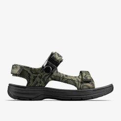 Clarks Martine Rose Mens Sandal 2 Green Textile Discount
