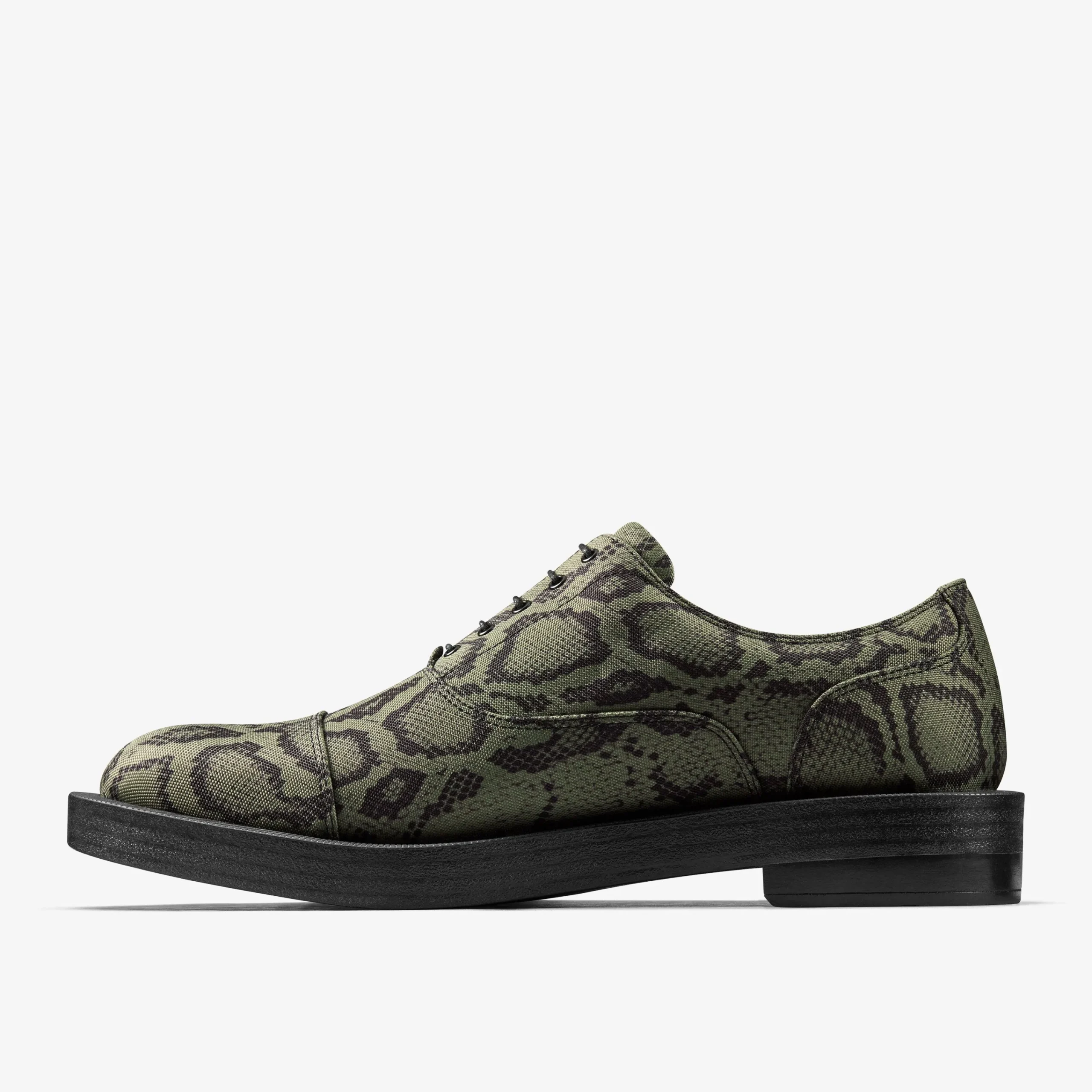 Clarks Martine Rose Womens Oxford 2 Green Textile Discount
