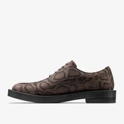 Clarks Martine Rose Womens Oxford 2 Brown Textile Outlet