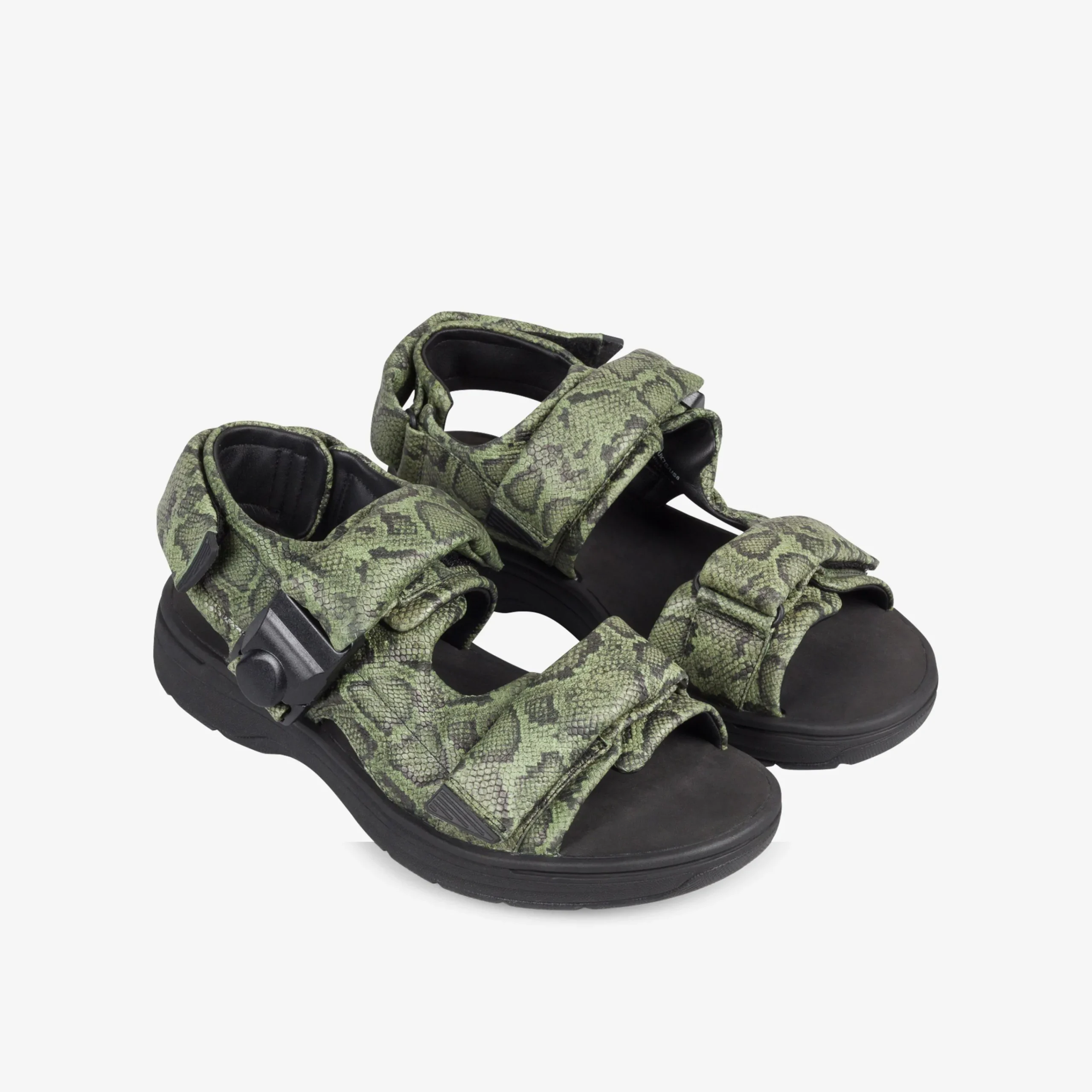 Clarks Martine Rose Womens Sandal 1 Green Snake Best Sale