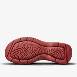 Clarks Martine Rose Womens Sandal 2 Oxblood Textile Cheap