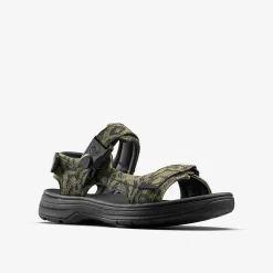 Clarks Martine Rose Womens Sandal 2 Green Textile Clearance