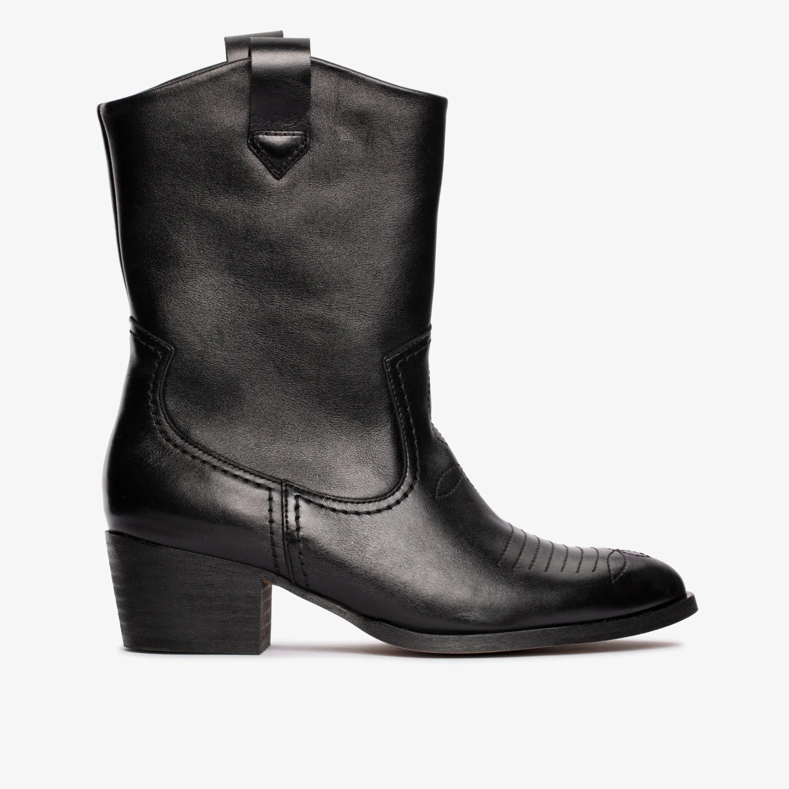 Clarks Octavia Up Black Leather Flash Sale