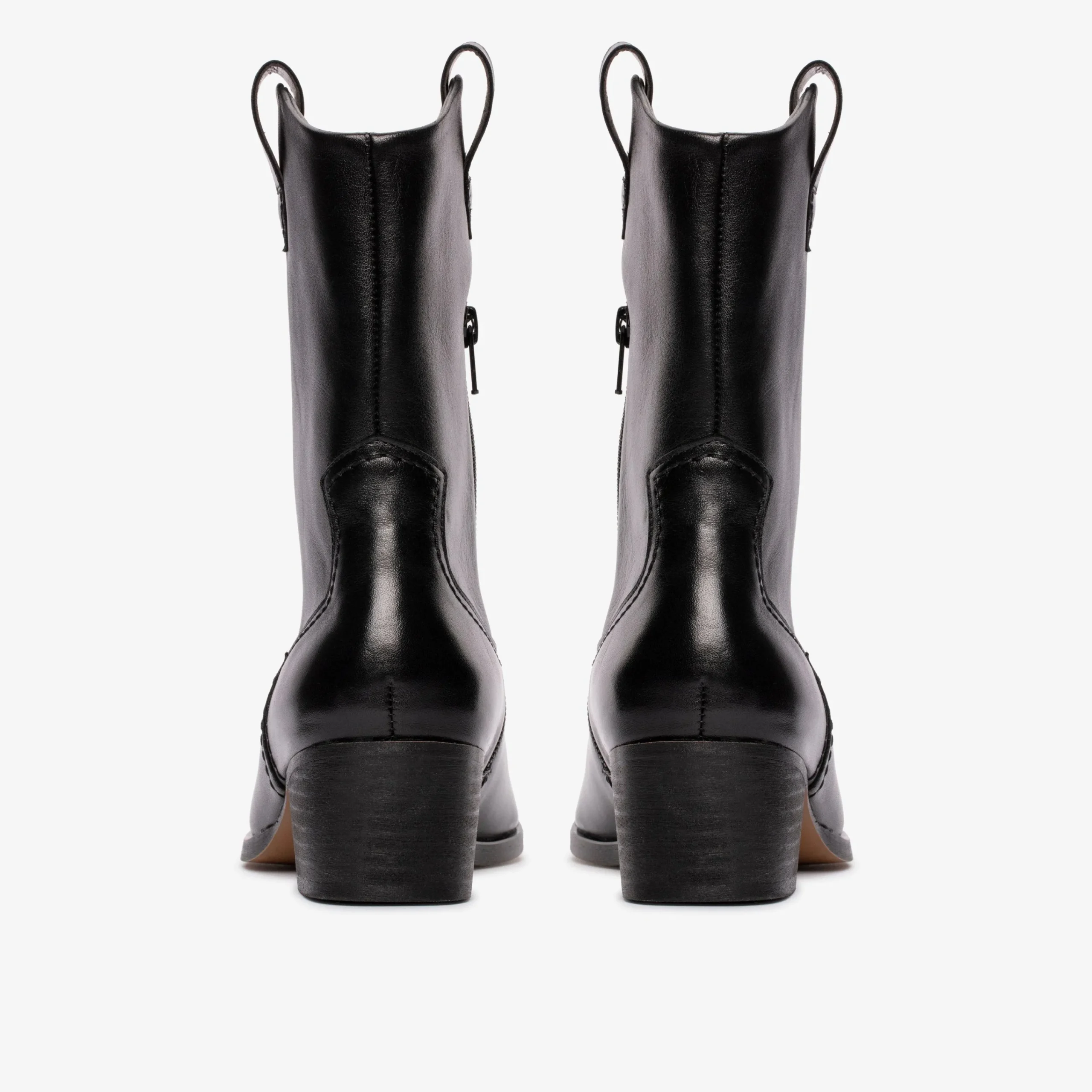 Clarks Octavia Up Black Leather Flash Sale