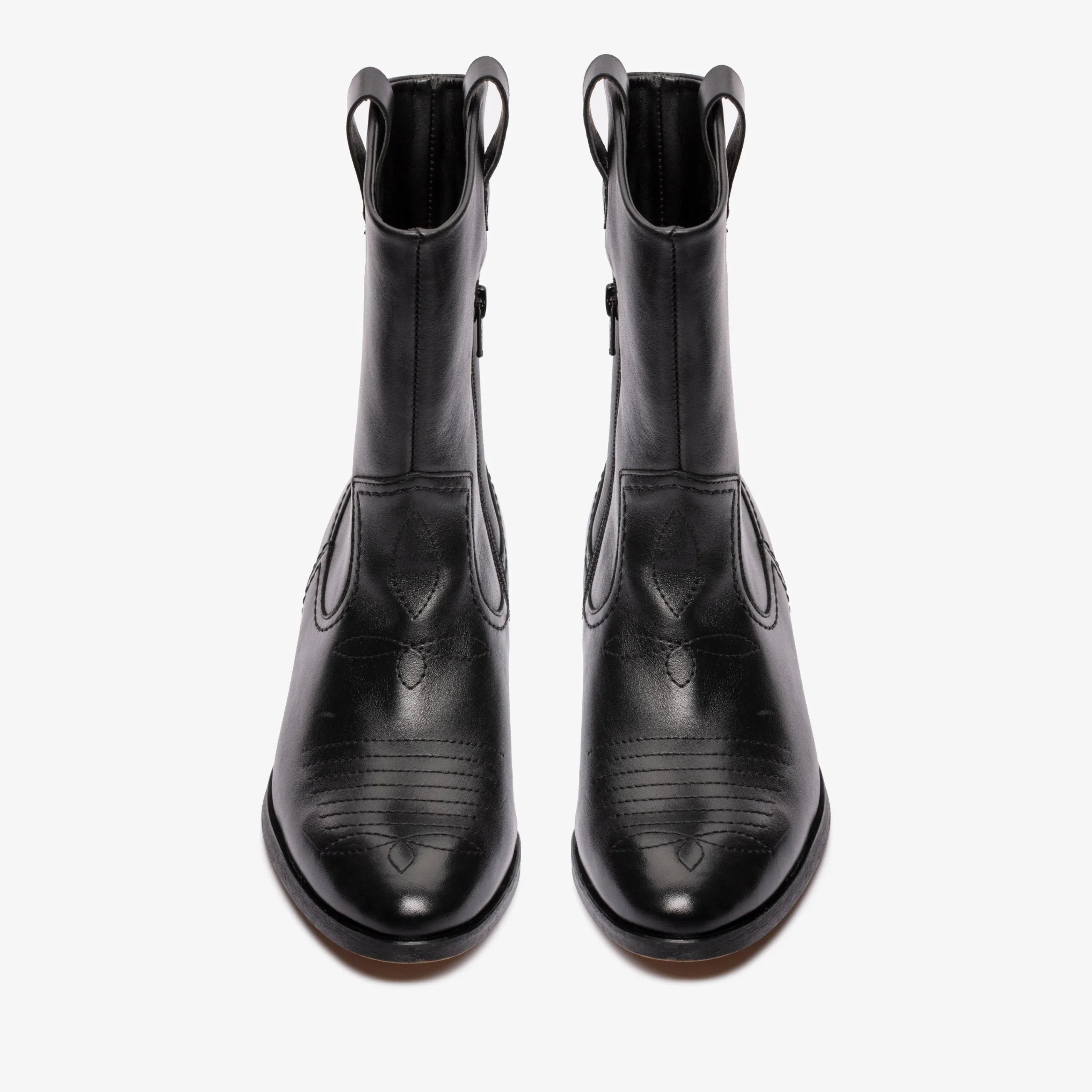 Clarks Octavia Up Black Leather Flash Sale