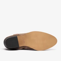 Clarks Octavia Up Taupe Suede Flash Sale