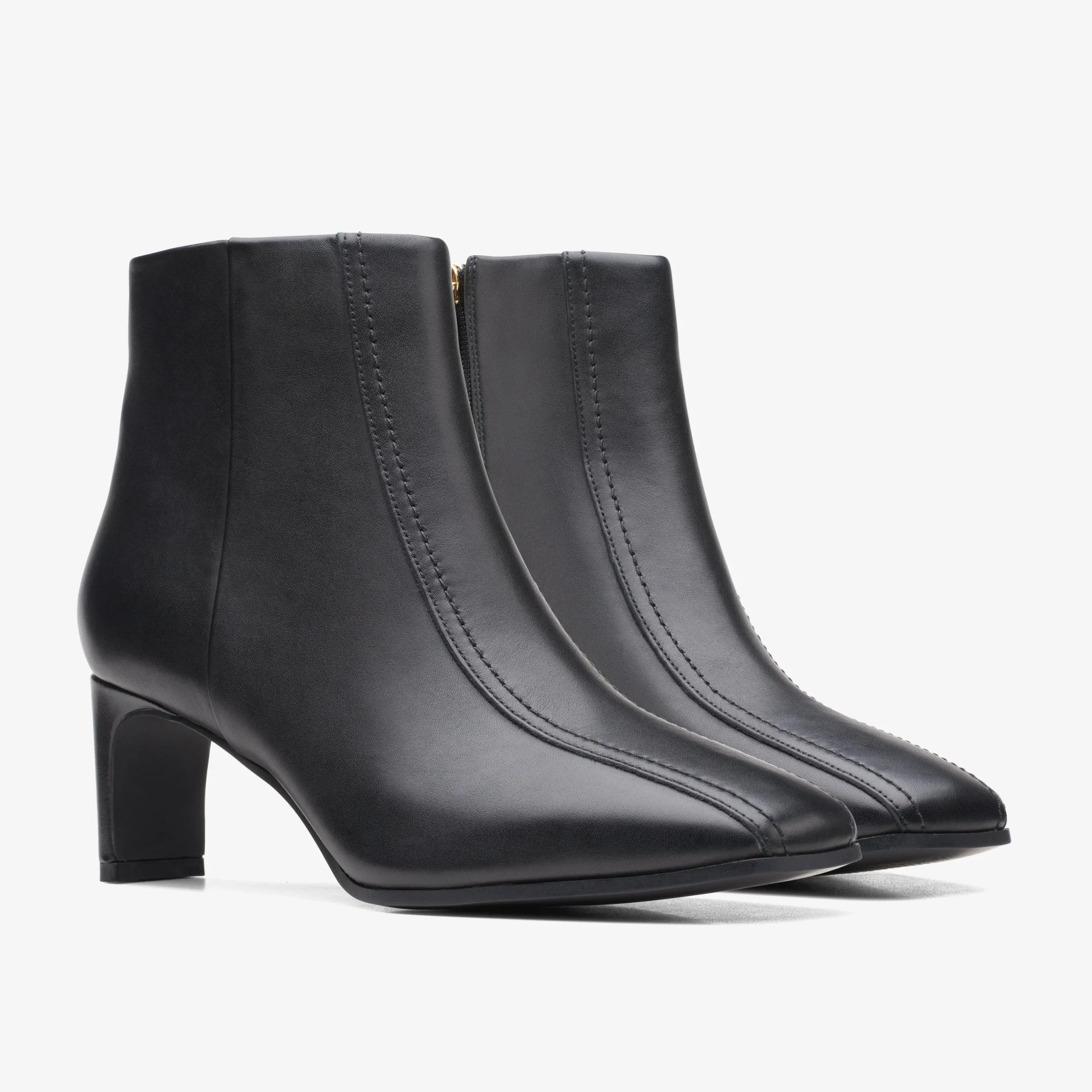 Clarks Seren 55 Top Black Leather New