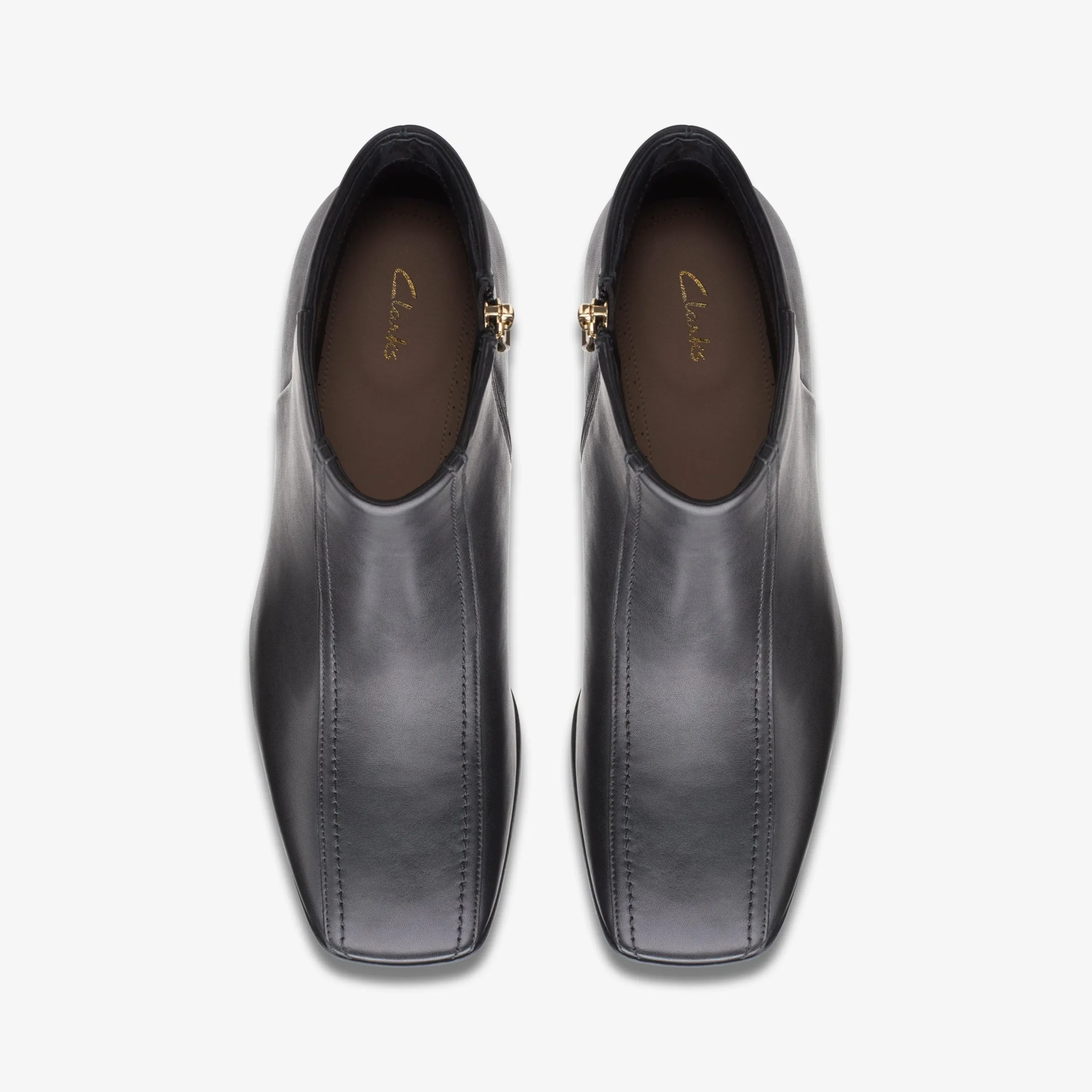 Clarks Seren 55 Top Black Leather New