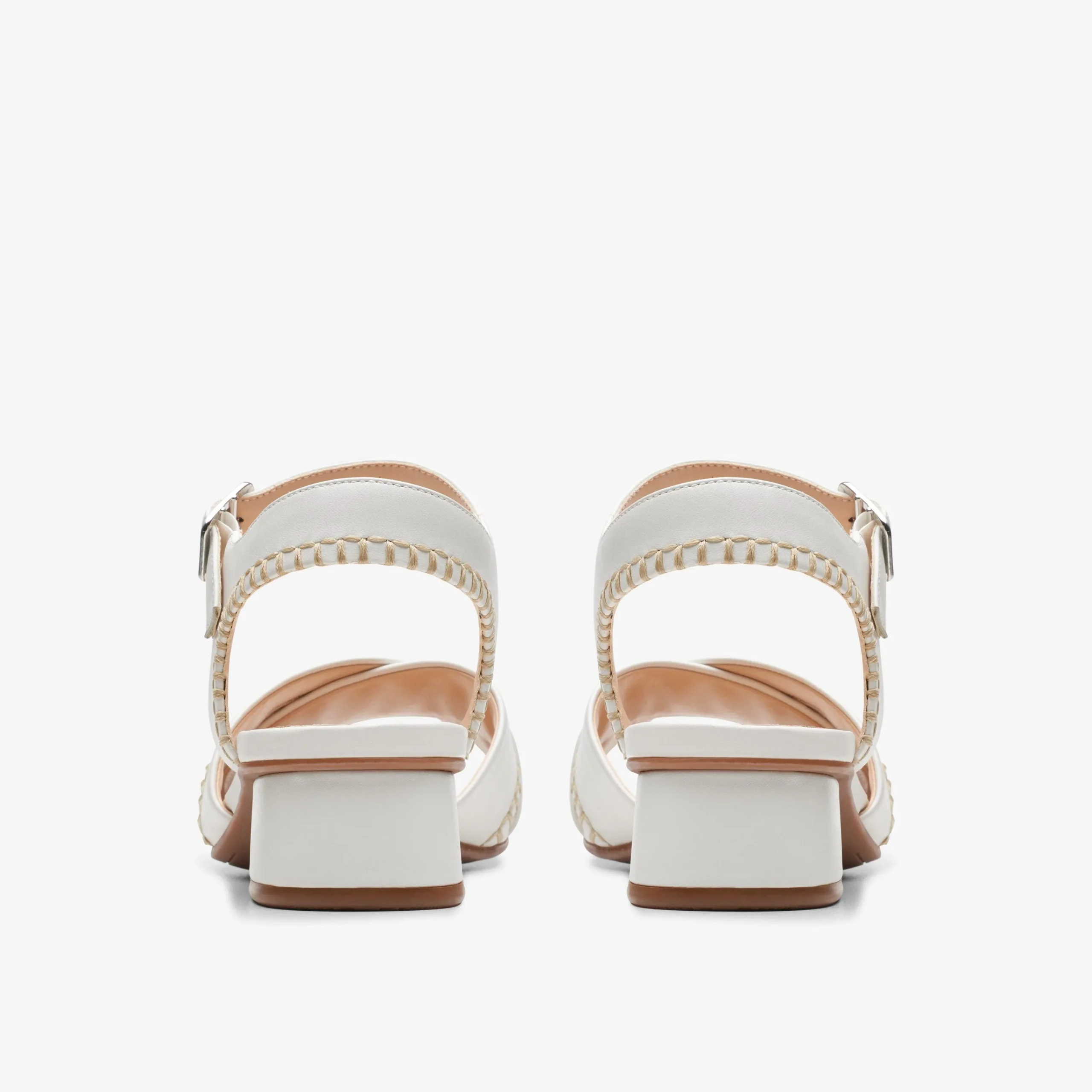 Clarks Serina 35 Cross Off White Leather Fashion