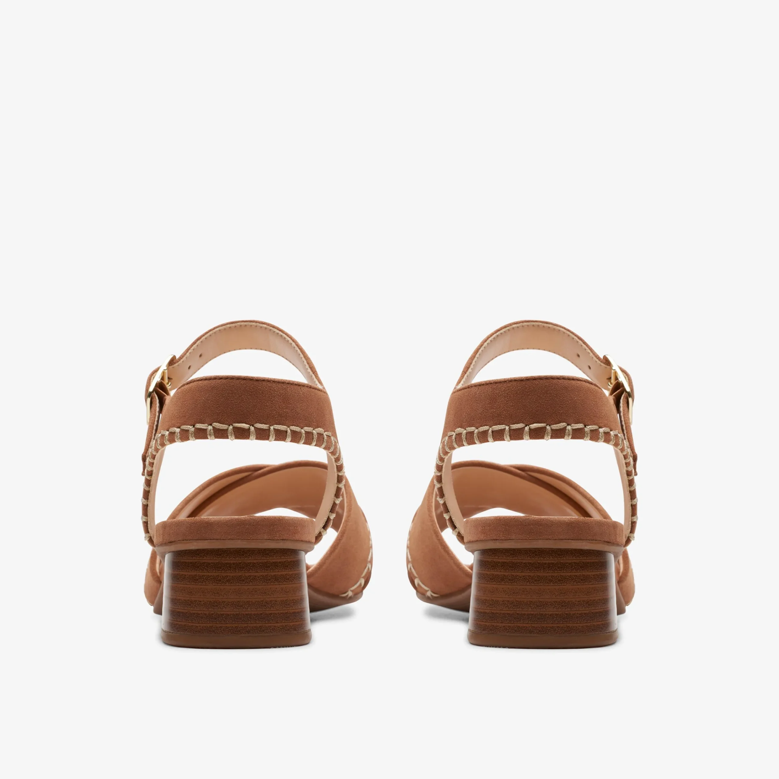 Clarks Serina 35 Cross Tan Suede Fashion