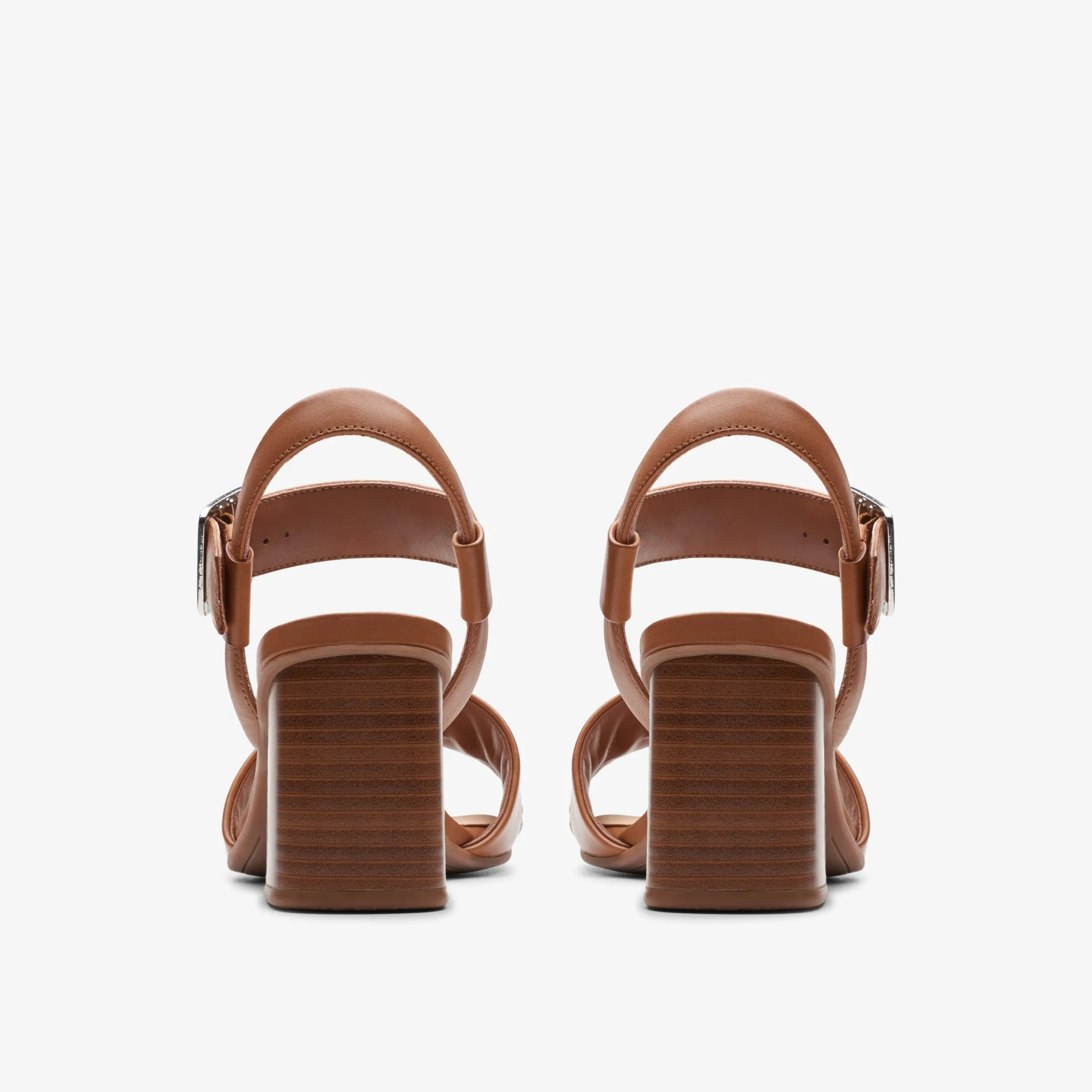 Clarks Siara 65 Buckle Tan Leather Flash Sale