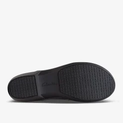 Clarks Talene Pace Black Leather Hot