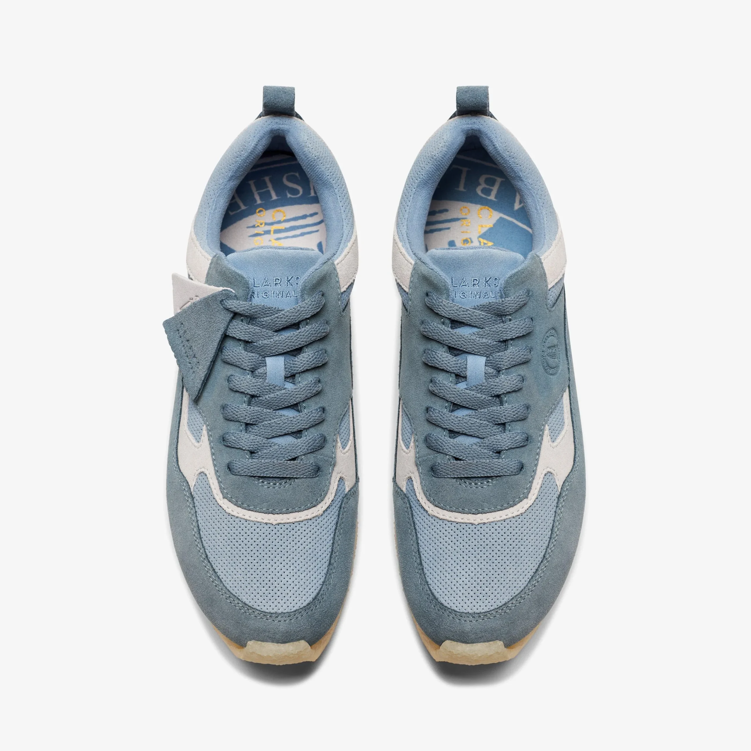 Clarks 8th St Lockhill Blue Grey Combination Shop