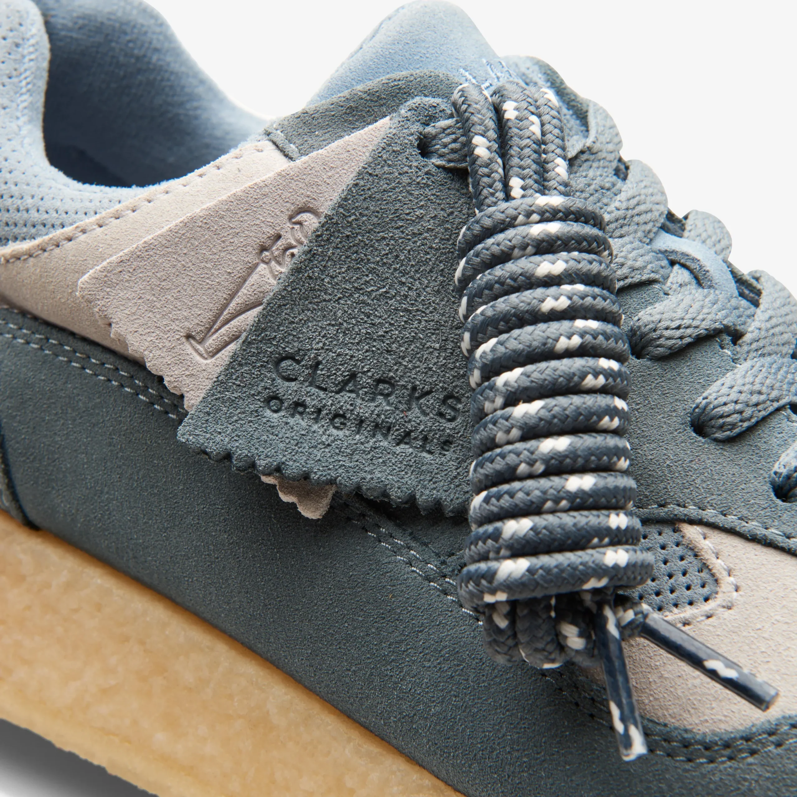 Clarks 8th St Lockhill Blue Grey Combination Shop