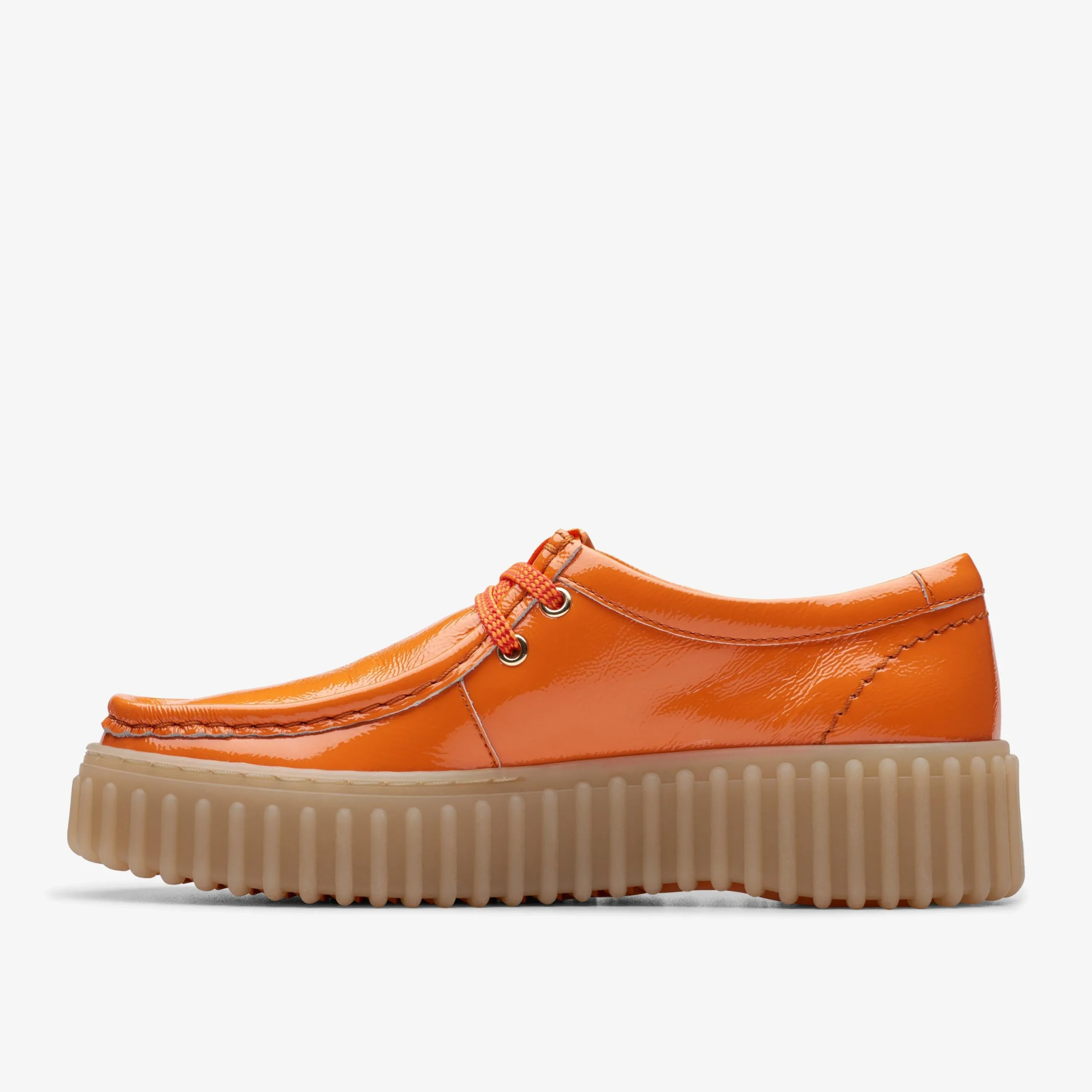 Clarks Torhill Bee Orange Patent Best