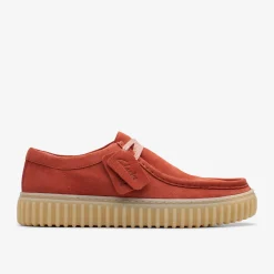 Clarks Torhill Lo Rust Suede Fashion