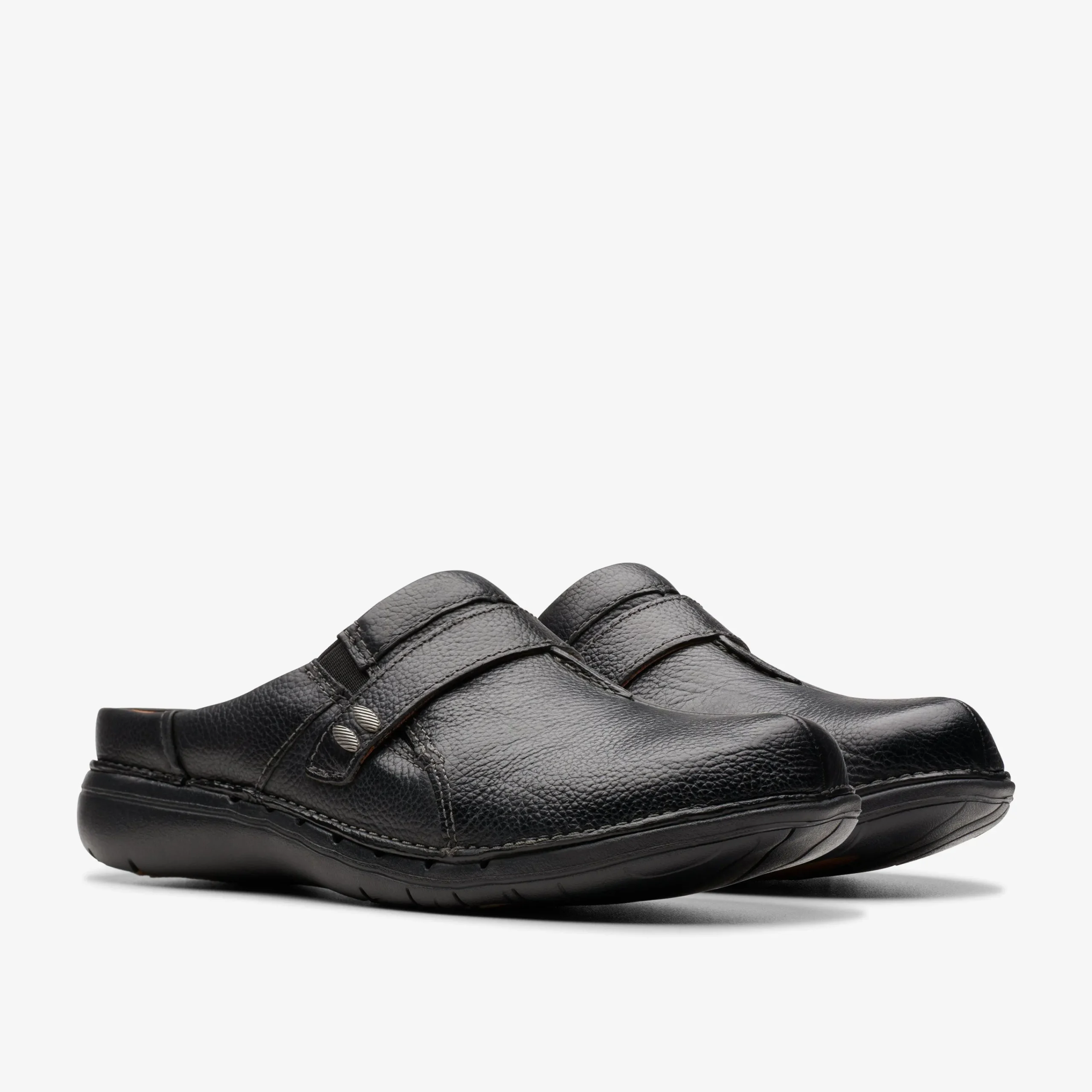 Clarks Un Loop Ease Black Leather Outlet