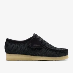 Clarks Wallabee Black Mesh Best Sale