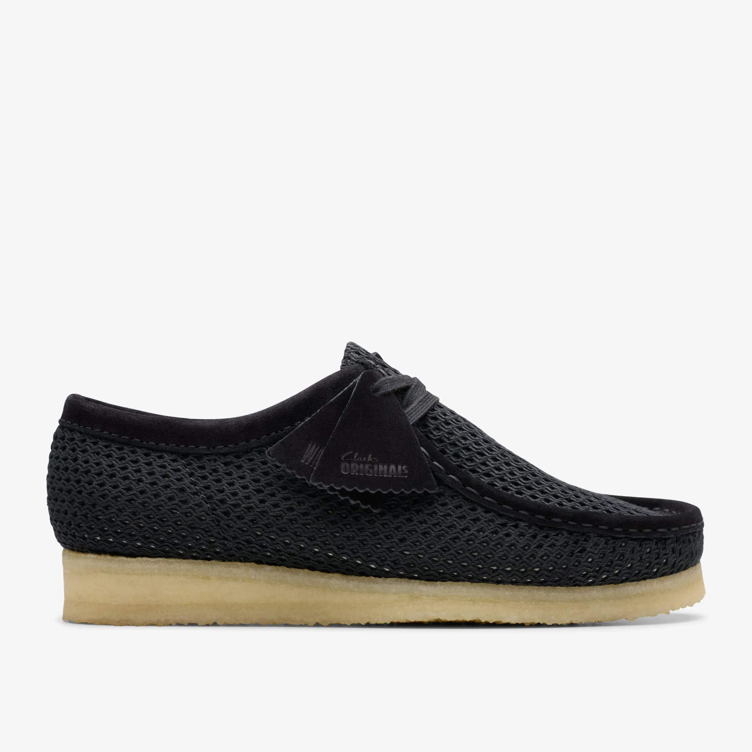 Clarks Wallabee Black Mesh Best Sale