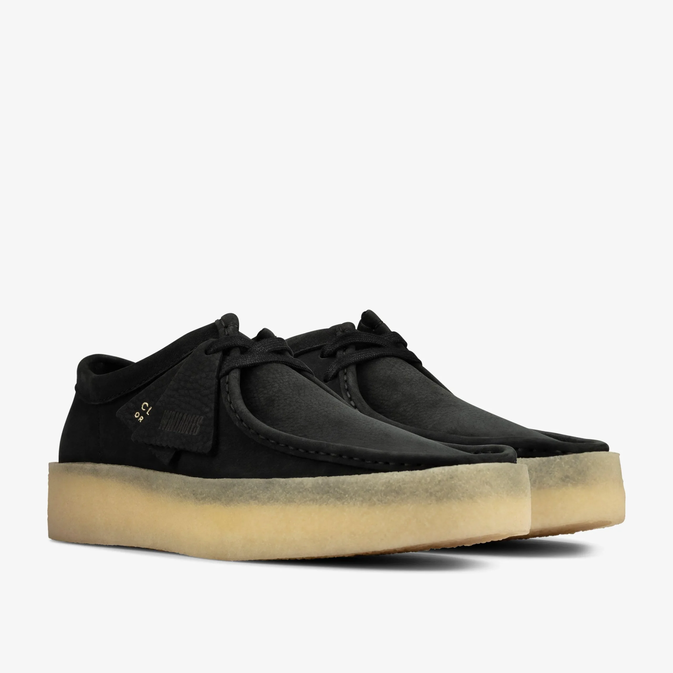 Clarks Wallabee Cup Black Nubuck Hot