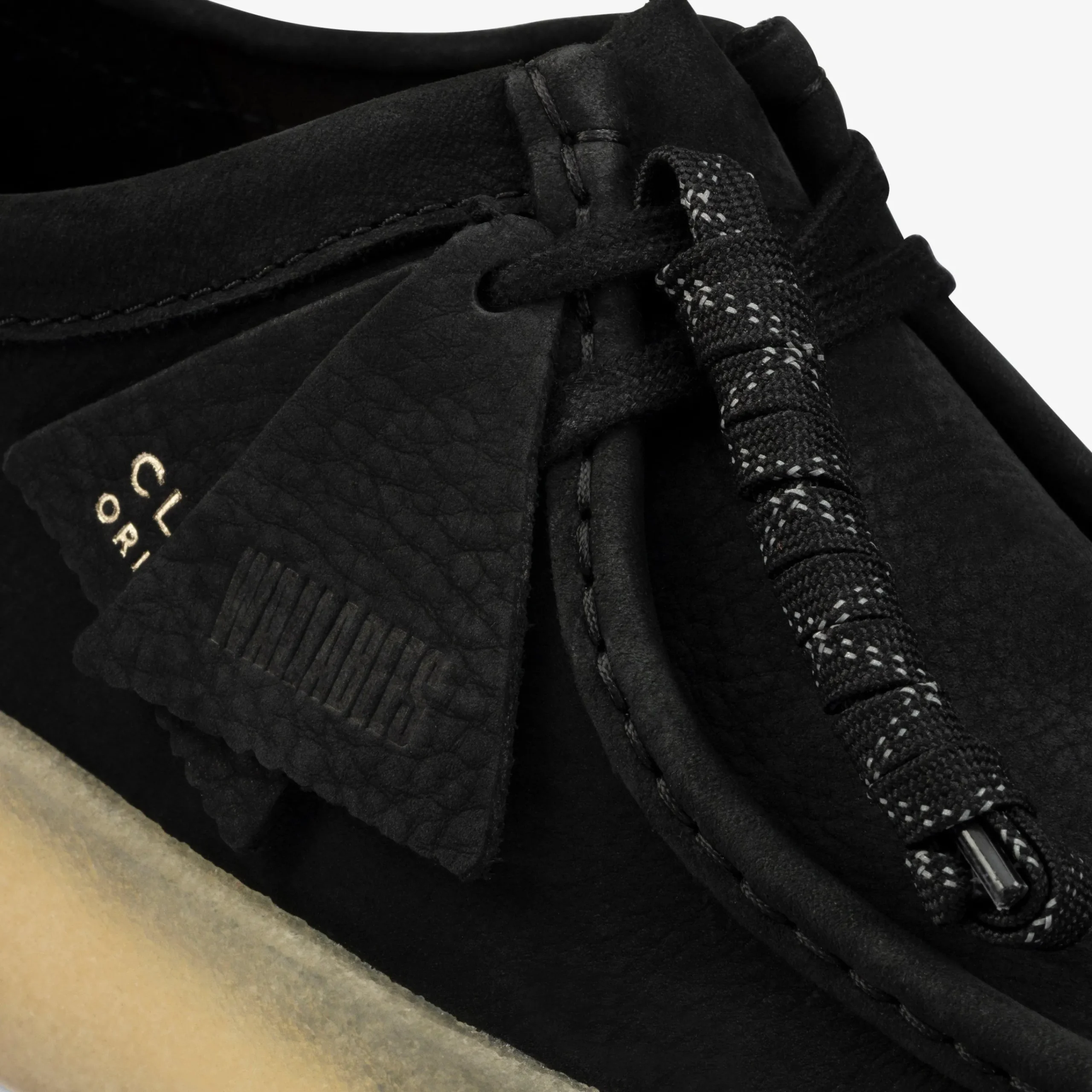 Clarks Wallabee Cup Black Nubuck Hot