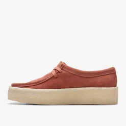 Clarks Wallabee Cup Terracotta Suede New