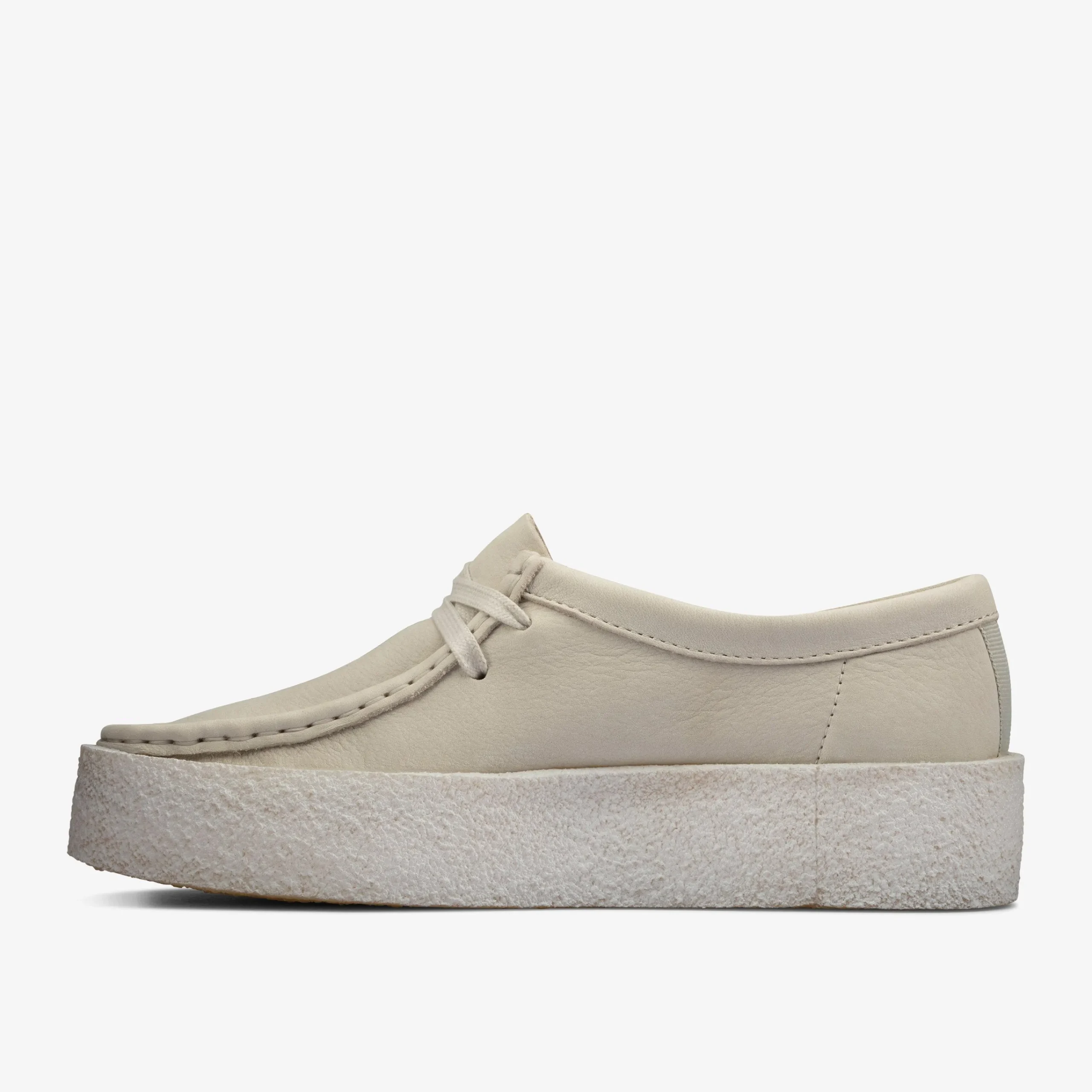 Clarks Wallabee Cup White Nubuck Fashion