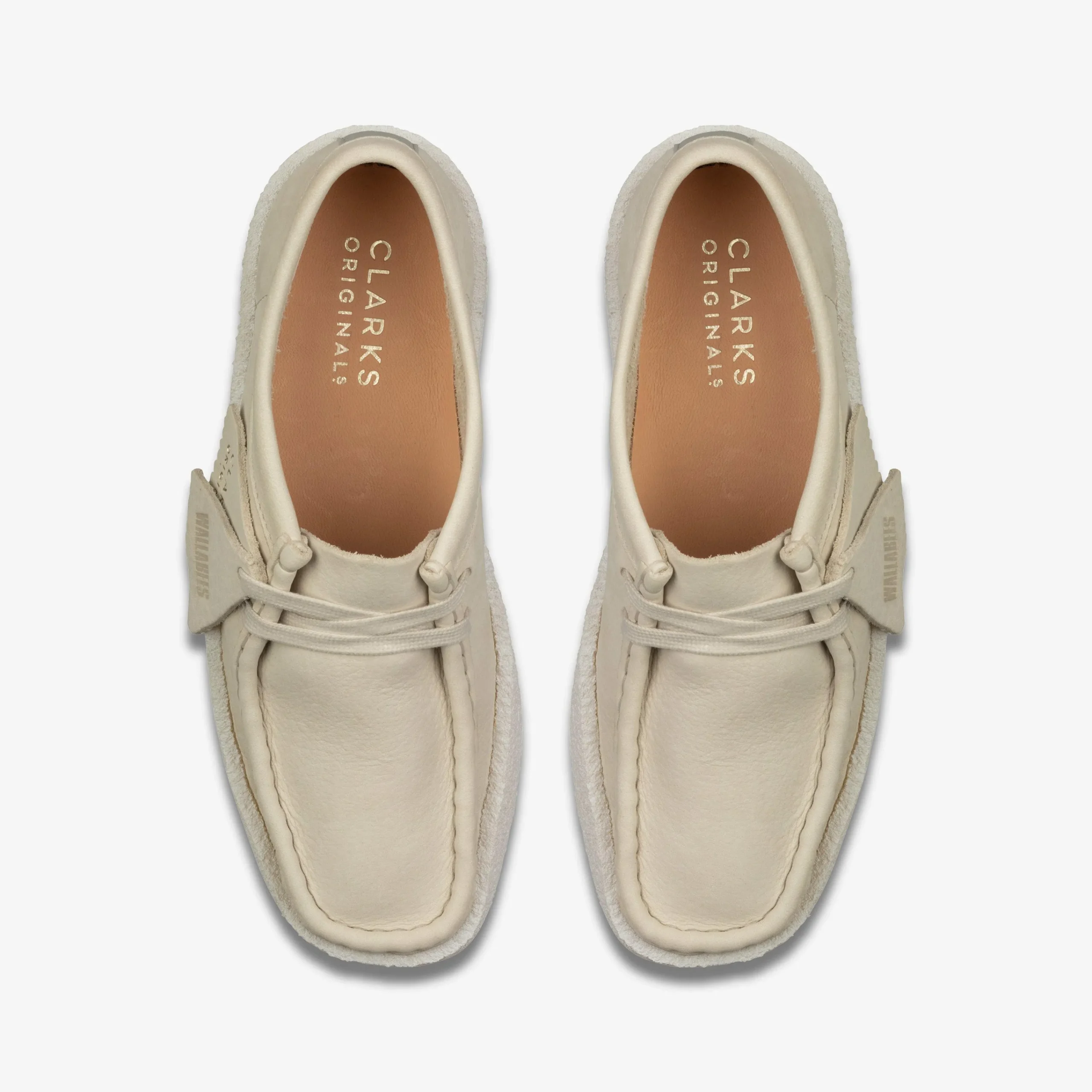 Clarks Wallabee Cup White Nubuck Fashion