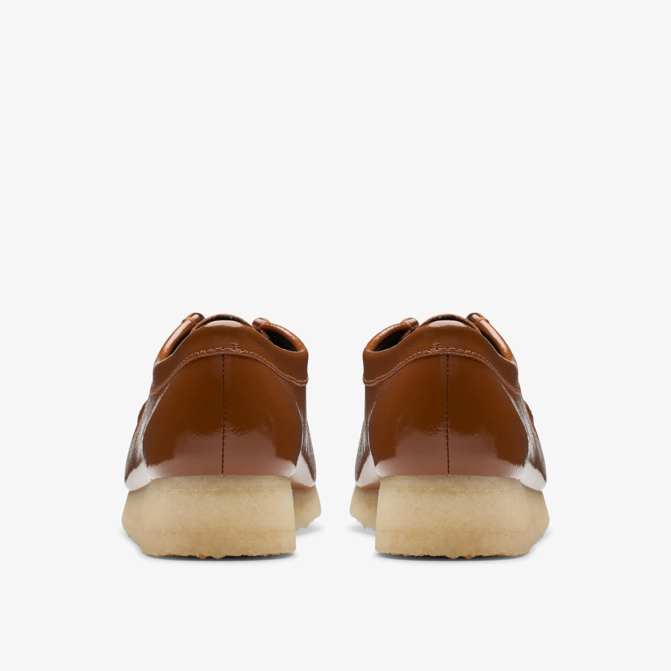 Clarks Wallabee Dusk Brown Patent Sale