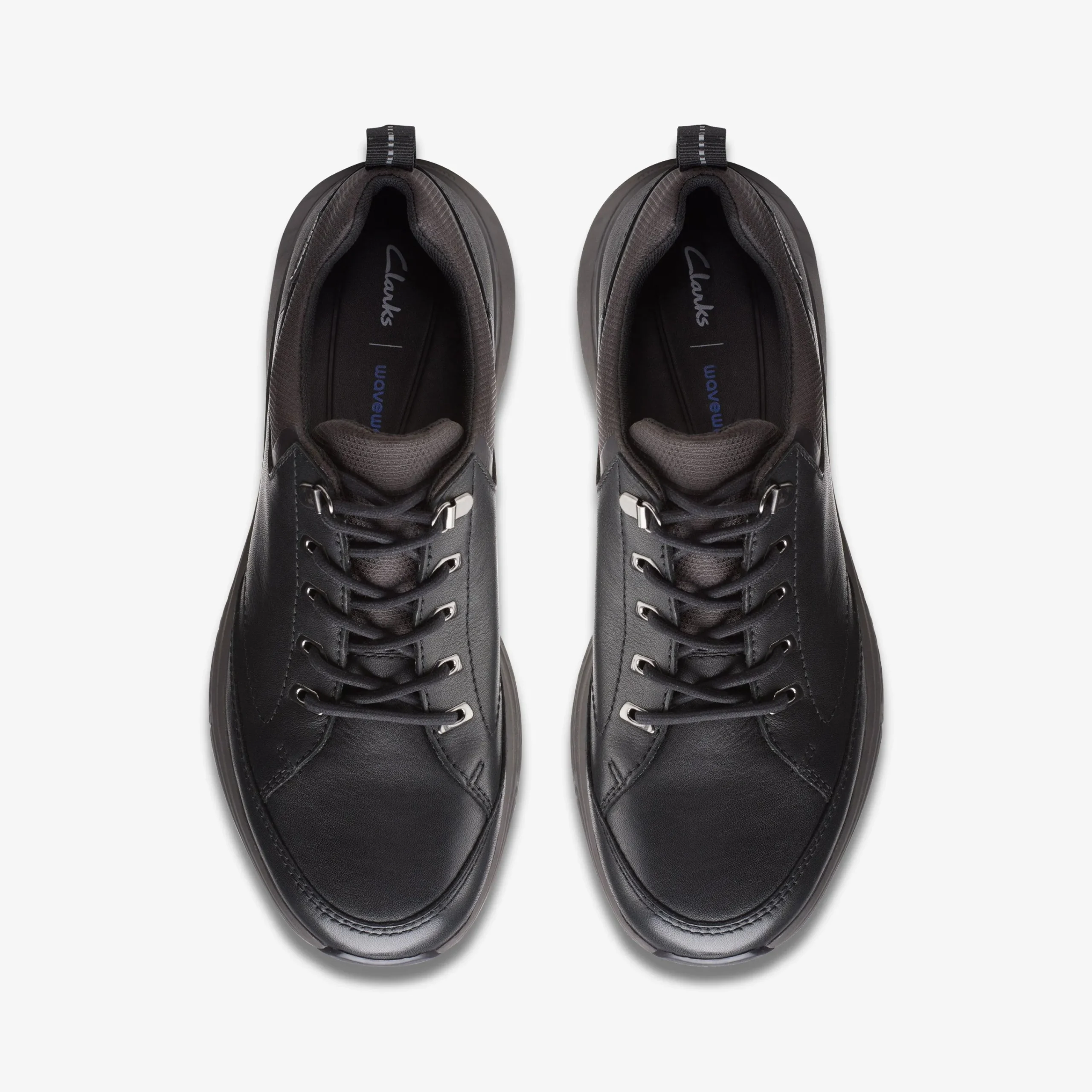 Clarks Wave 2.0 Vibe Black Leather Hot