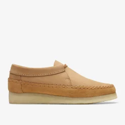 Clarks Weaver Tie Tan Suede Hot