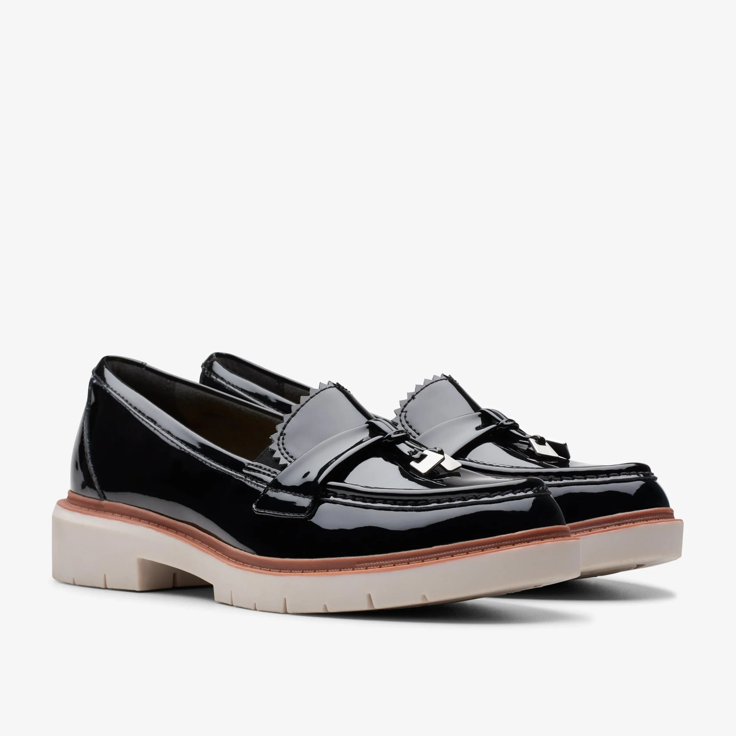 Clarks Westlynn Bella Black Patent Flash Sale